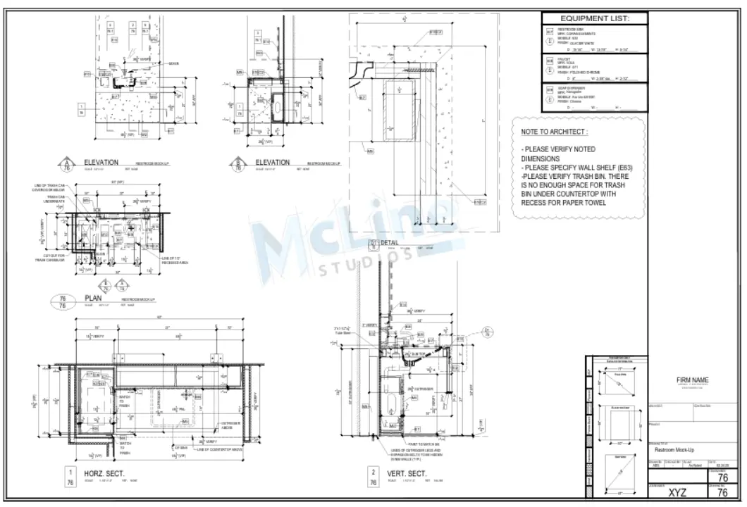 Kitchen Shop Drawings